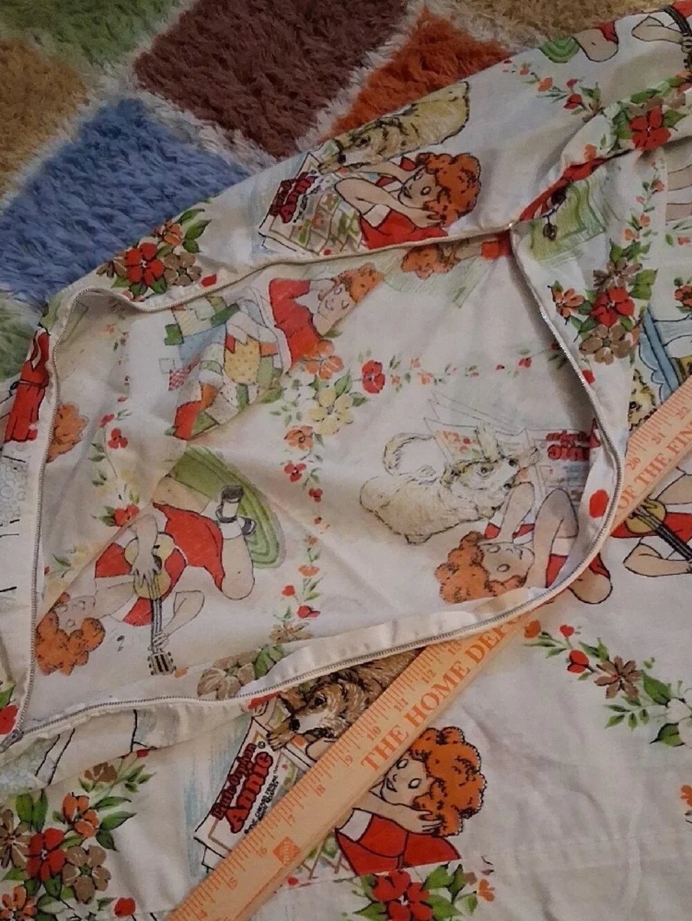 Vintage Little Orphan Annie Full Size Duvet Cover!!! Excluded From Sale